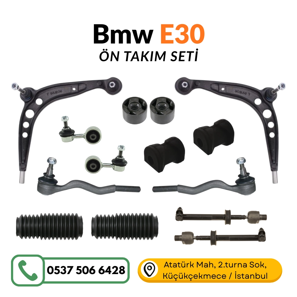 Bmw E30 Ön Salıncak Alt Takım Seti 14 Parça