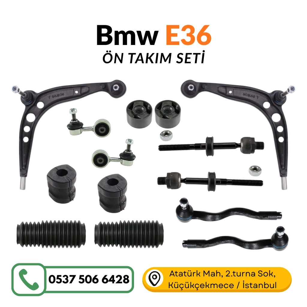 Bmw E36 Ön Salıncak Alt Takım Seti 14 Parça
