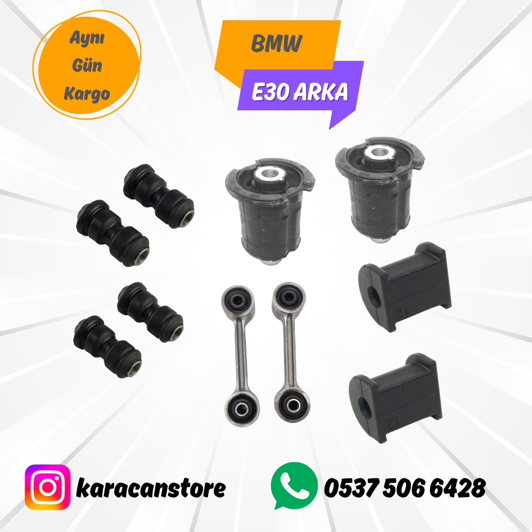 Bmw E30 Arka Takım Seti 10 Parça