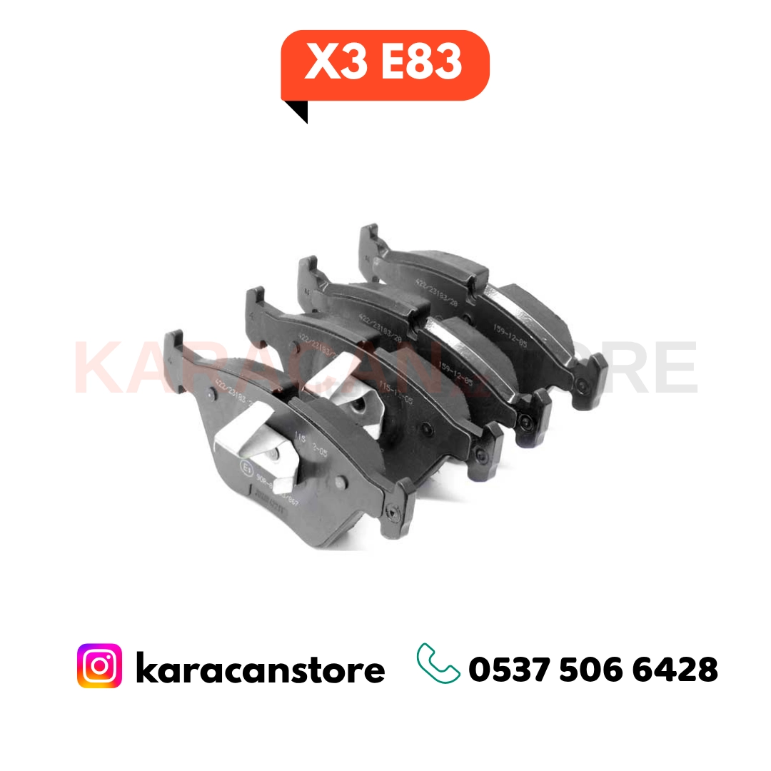 Bmw X3 E83 Ön Fren Balatası Takım
