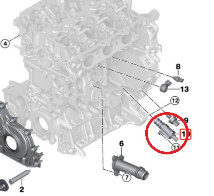 Bmw F30 Lci B37 B38 B47 Manyetik Selenoid Valfi