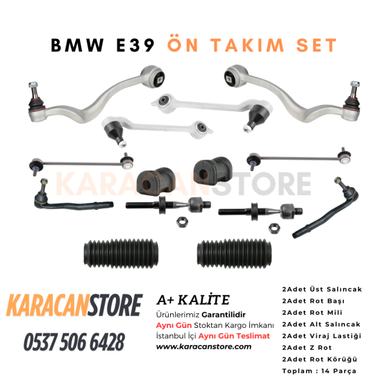Bmw E39 Ön Salıncak Alt Takım Seti 14 Parça