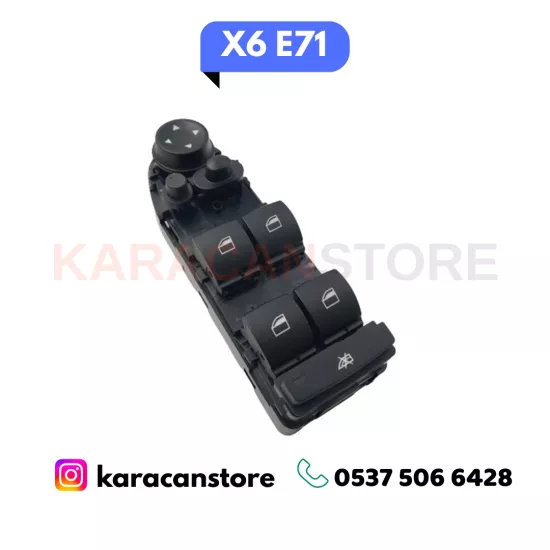 Bmw X6 E71 Ön Sol Cam Düğmesi