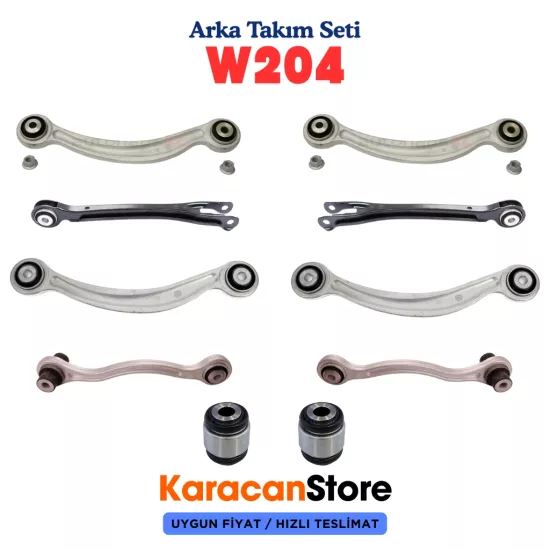 Mercedes W204 Arka Salıncak Alt Takım Seti