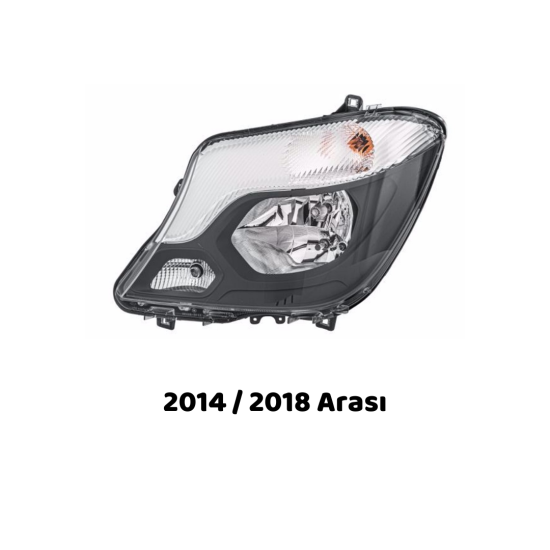 Sprinter W906 Sol Far Lambası 2014 / 2018 Arası