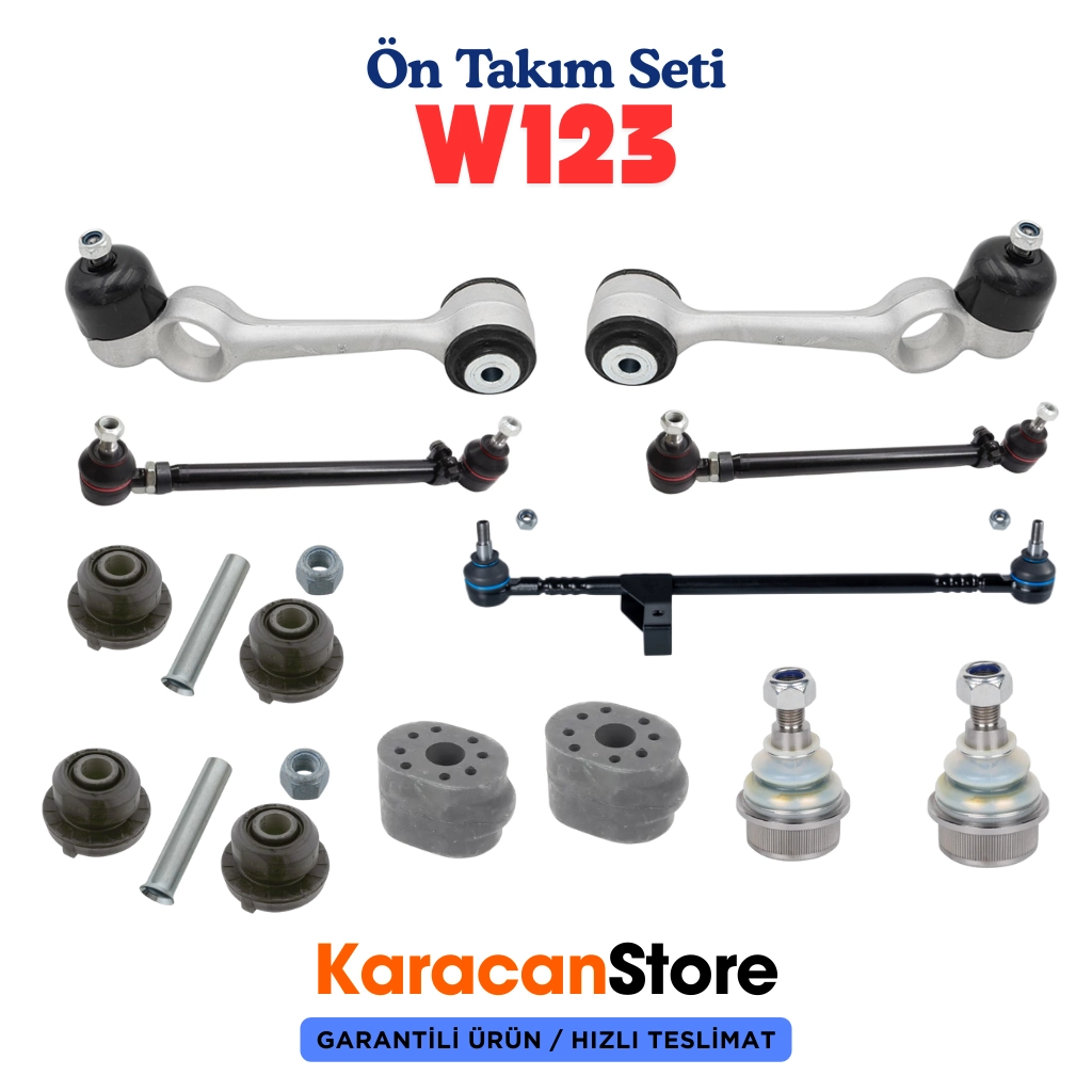 Mercedes W123 Ön Salıncak Alt Takım Seti