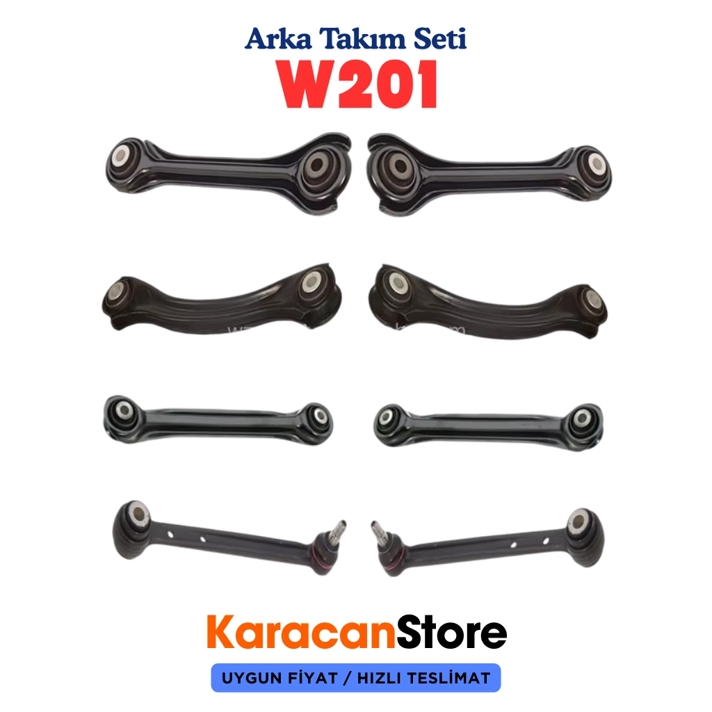 Mercedes W201 Arka Salıncak Alt Takım Seti