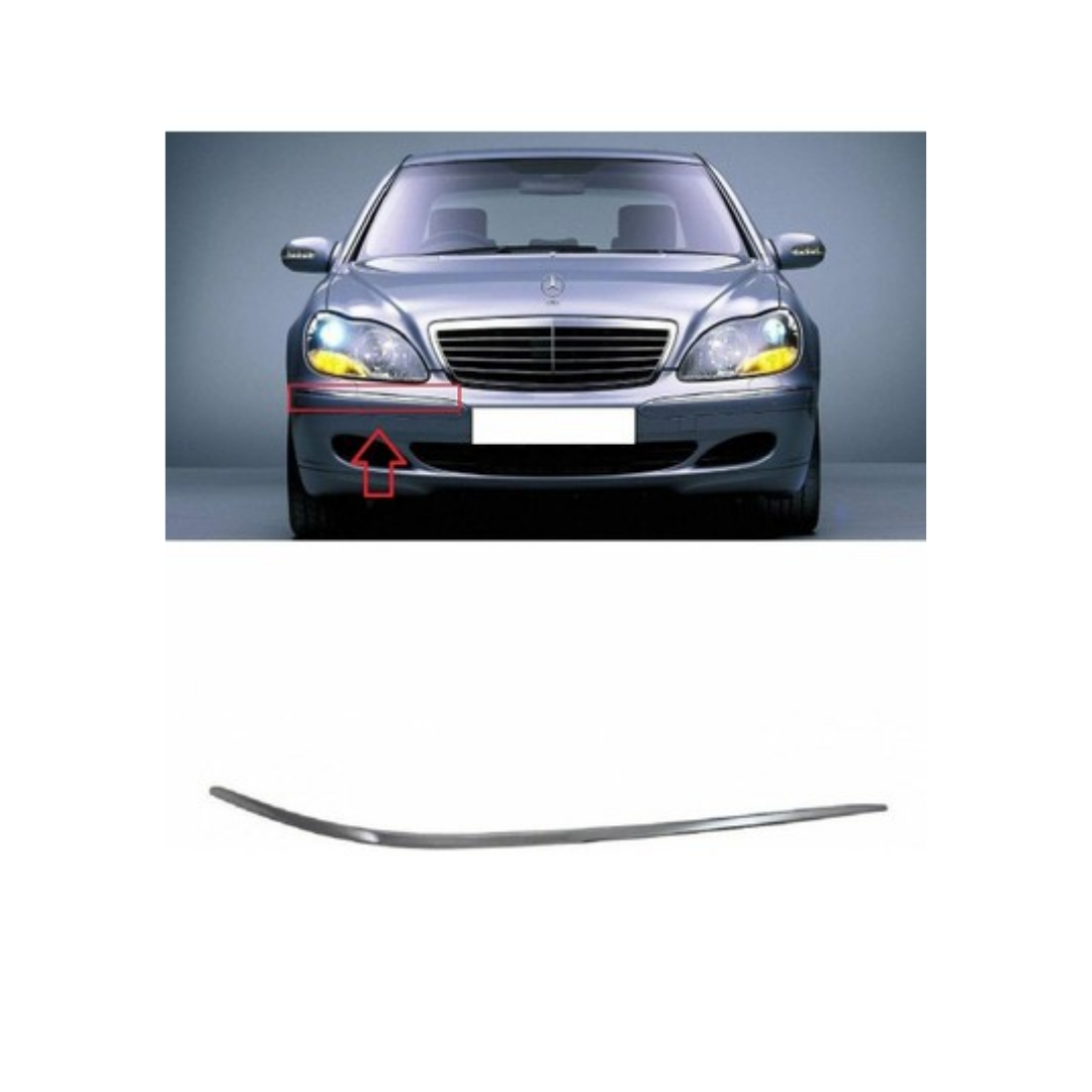 Mercedes W220 Ön Sağ Tampon Nikelajı 1998 / 2002