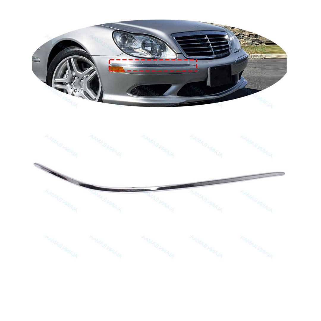 Mercedes W220 Ön Sağ Tampon Nikelajı 2002 / 2005